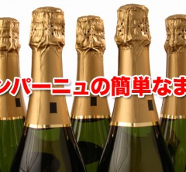 シャンパーニュの簡単なまとめ