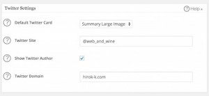 All in One SEOでの設定画面