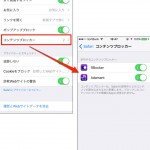 iOS9 コンテンツブロッカー