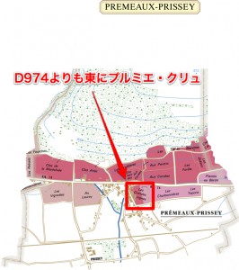 D974よりも東にある唯一のプルミエ・クリュ