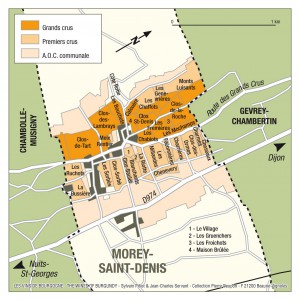 Morey-St-Denisの地図