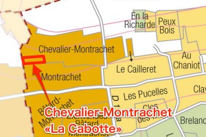 Chevalier-Montrachet La Cabotteの位置